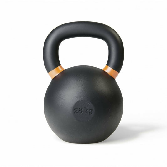 TRYM Kettlebell gietijzer zwart 28 kg