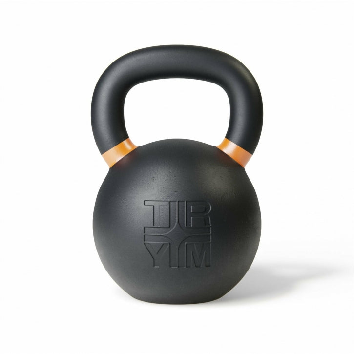 Gorilla Sports TRYM Kettlebell gietijzer zwart 28 kg