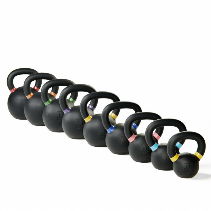 Gorilla Sports TRYM Kettlebell gietijzer zwart 20 kg