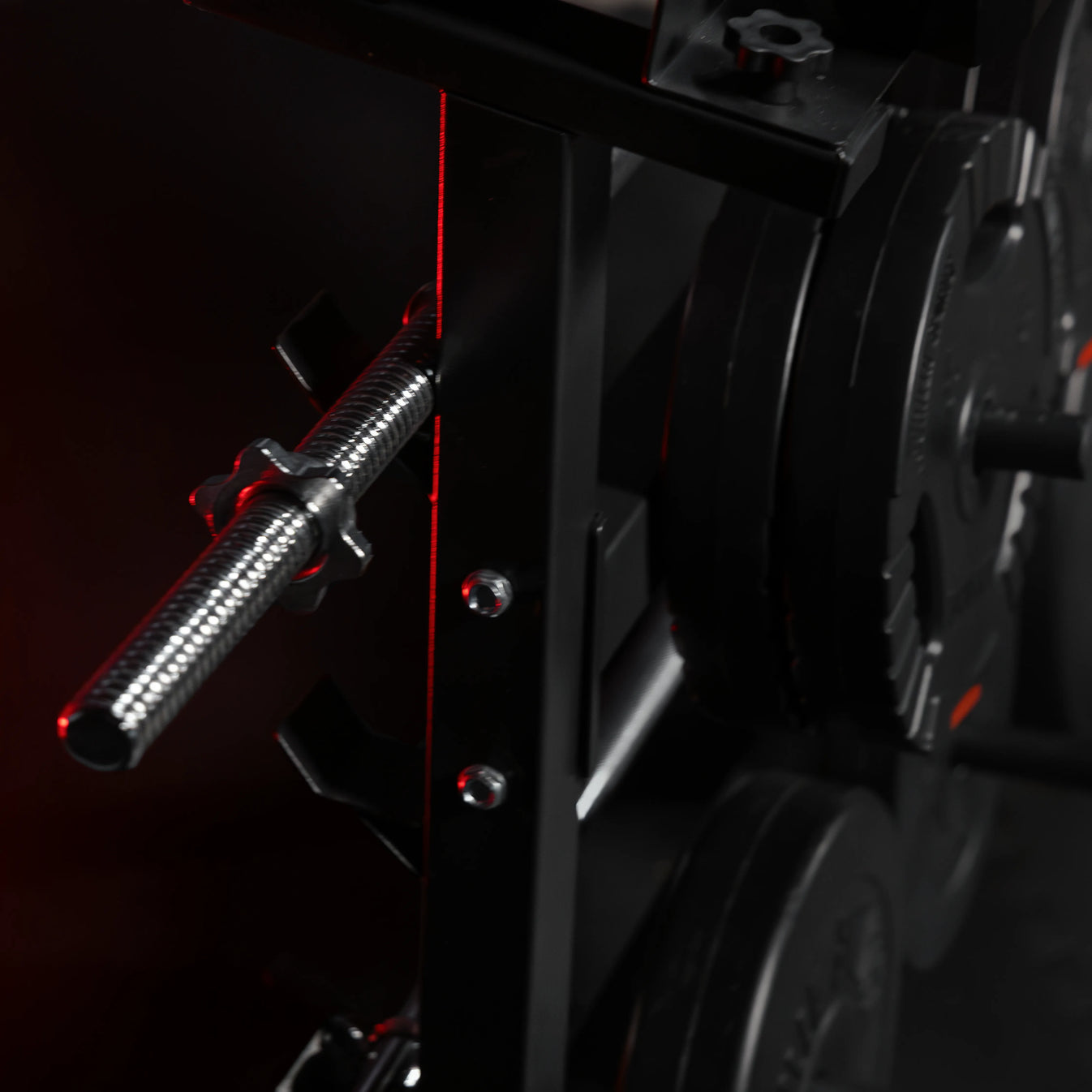 Standard for weight plates and bars white
