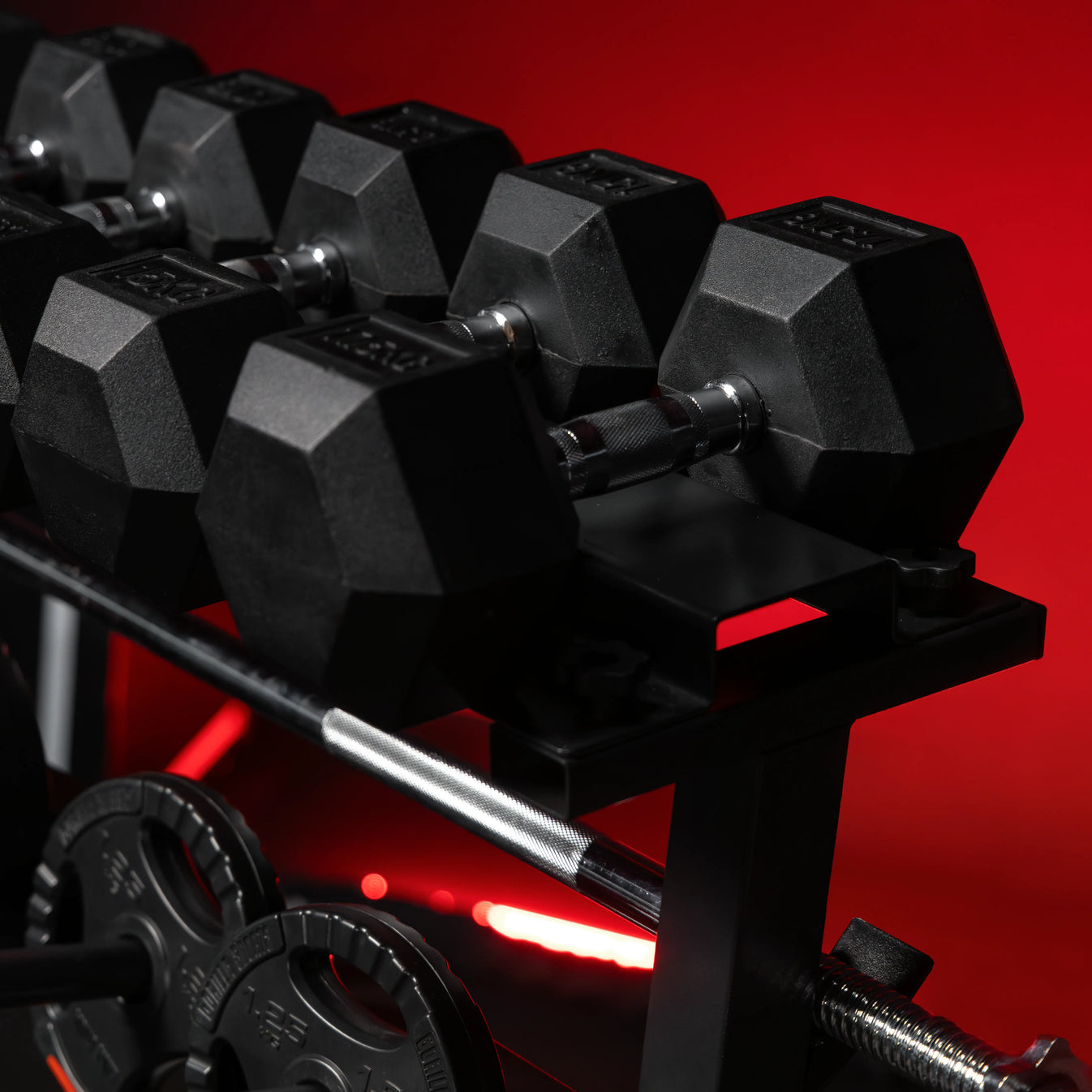 Standard for weight plates and bars white