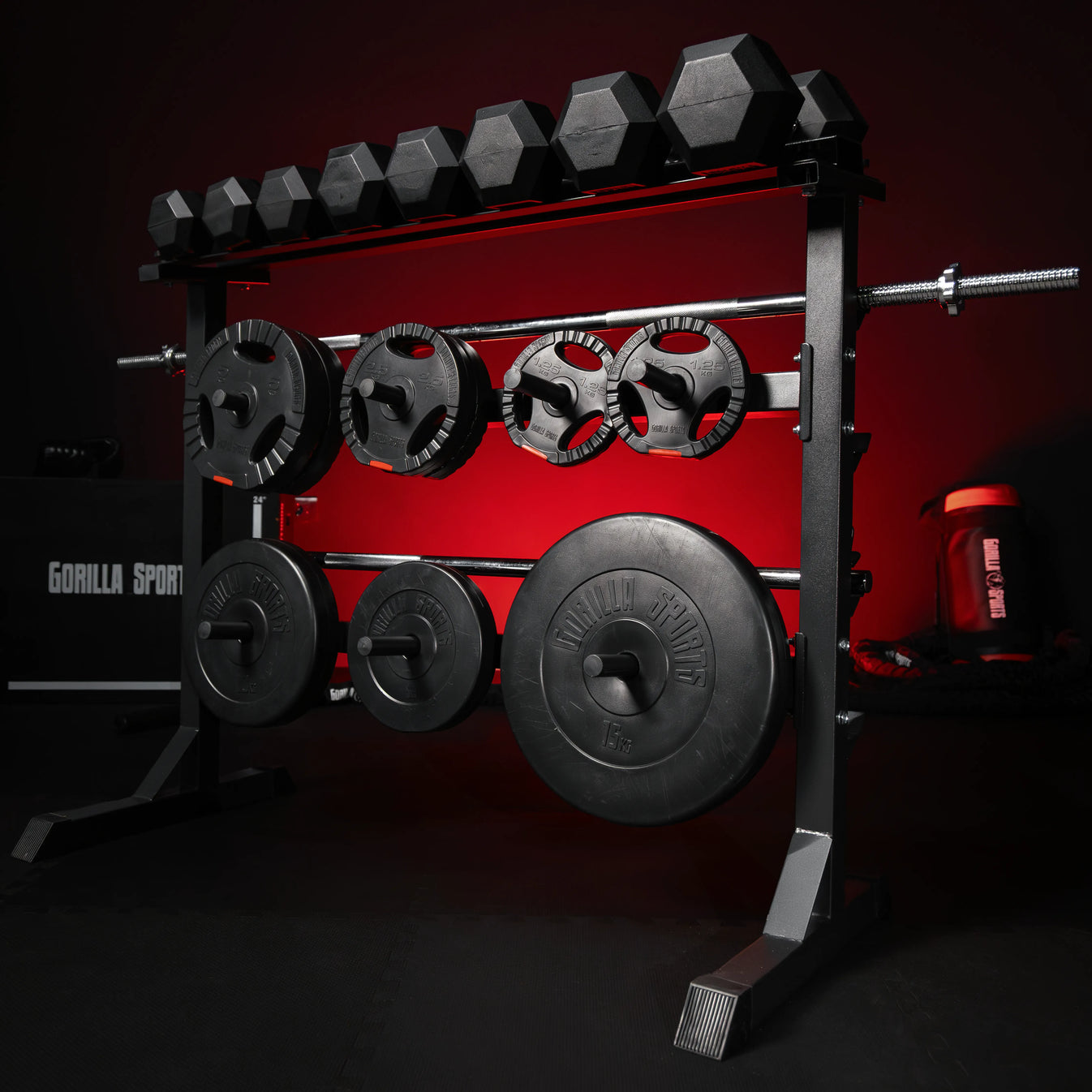 Standard for weight plates and bars white