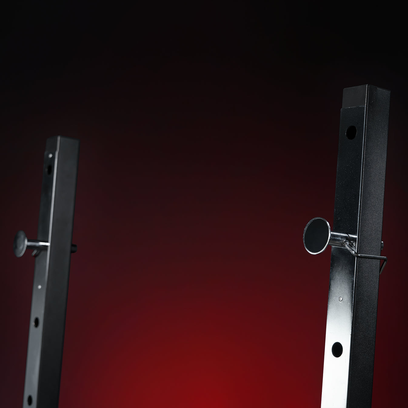 Halterbank met squat rack wit