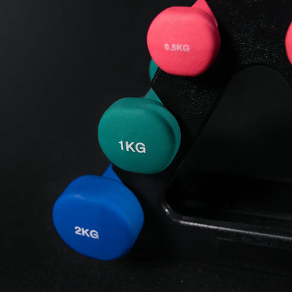 Vinyl Dumbbell Set 10 kg (2 x 5 kg)