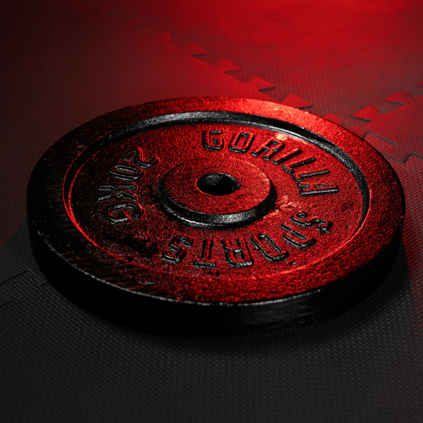 Weight Plate 15 kg Cast Iron Black - 31 mm