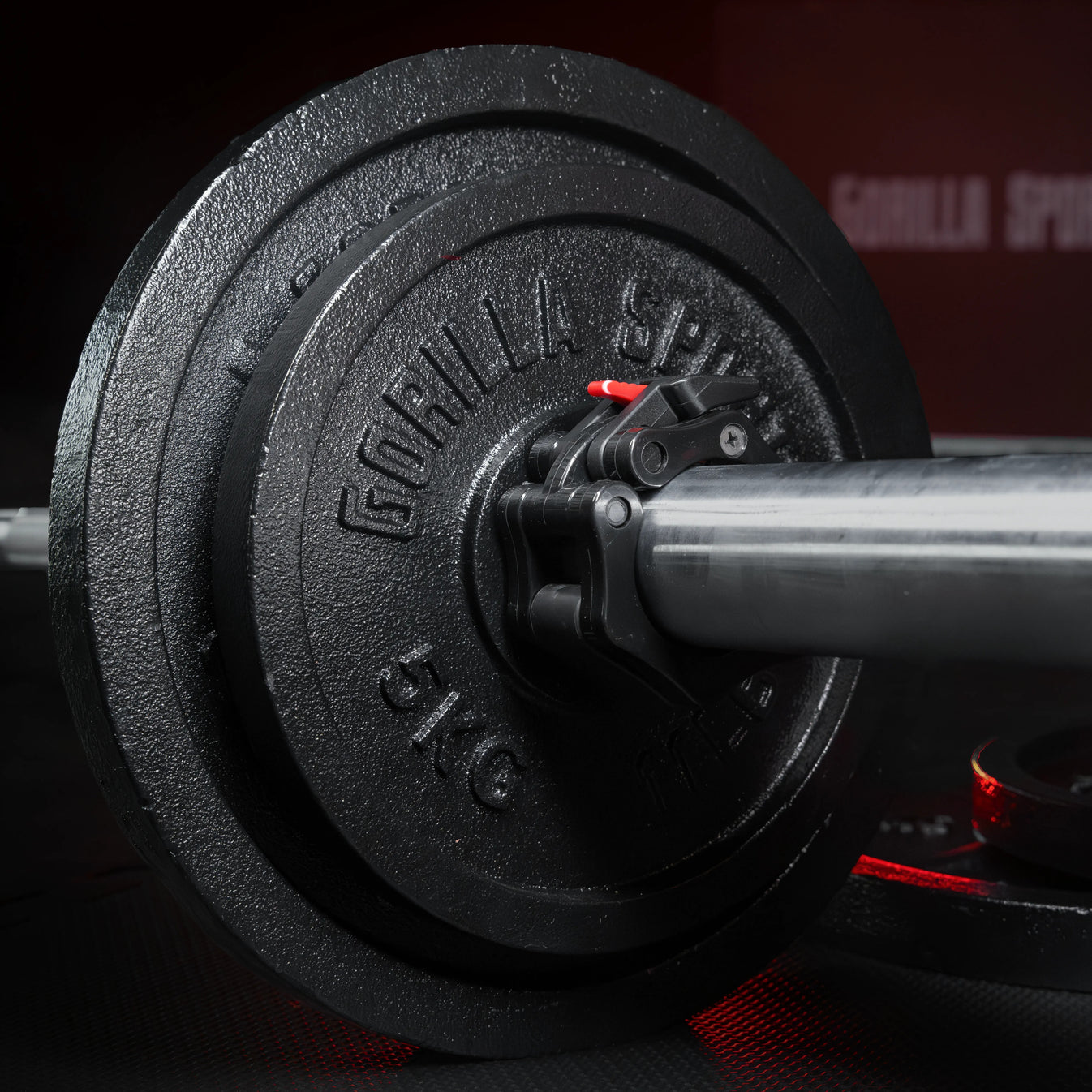 Weight Plate 15 kg Cast Iron Black - 31 mm