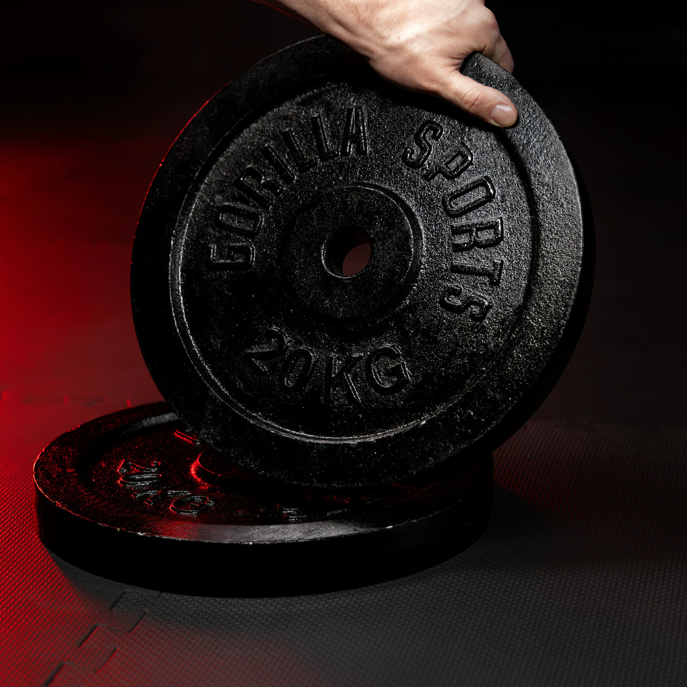 Weight Plate 15 kg Cast Iron Black - 31 mm