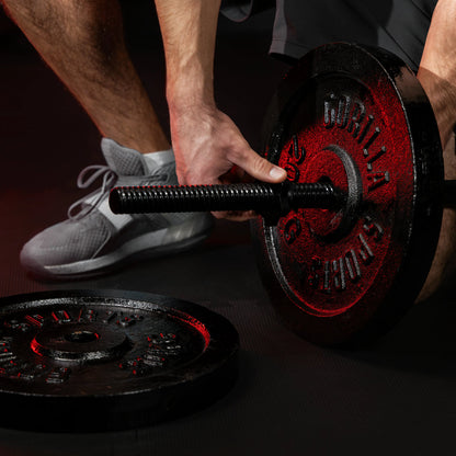 Weight Plate 15 kg Cast Iron Black - 31 mm