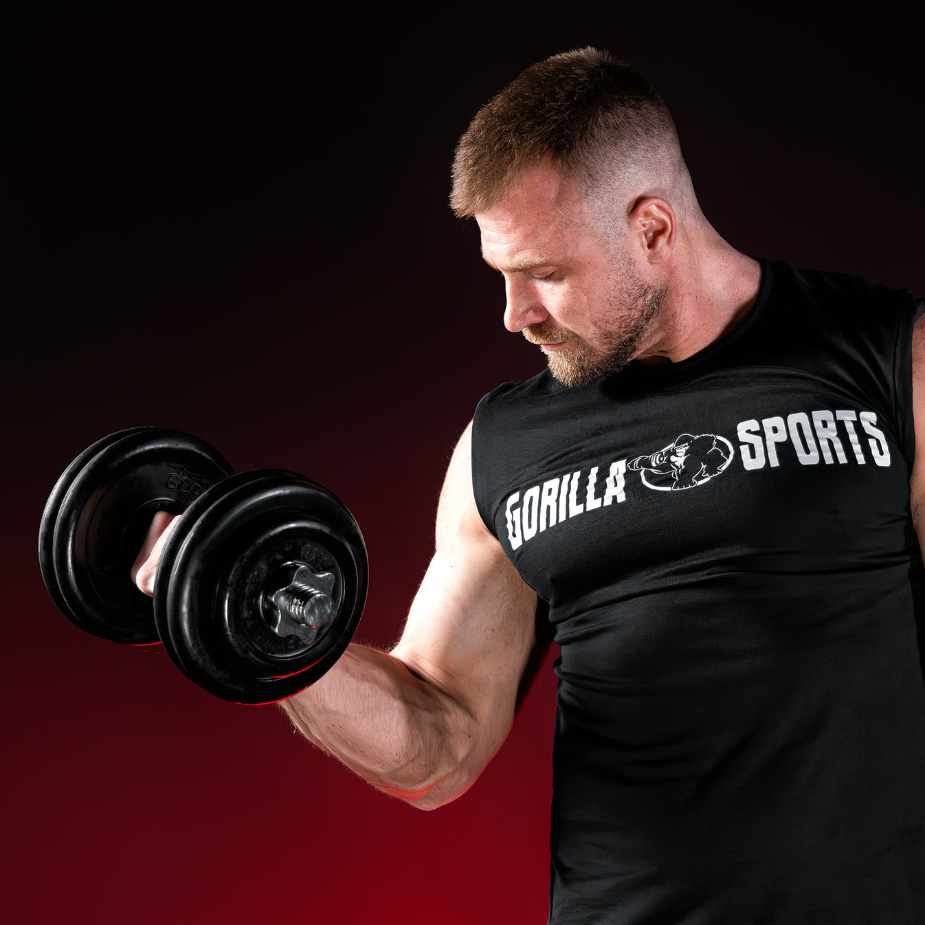 Disque de poids en caoutchouc de 15 kg