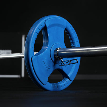 Voordeelbundel 30 kg (6 x 5 kg) olympische halterschijven gripper gietijzer - 50/51 mm
