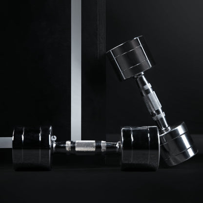 Dumbell set 2 kg (2 x 1 kg) Chrome