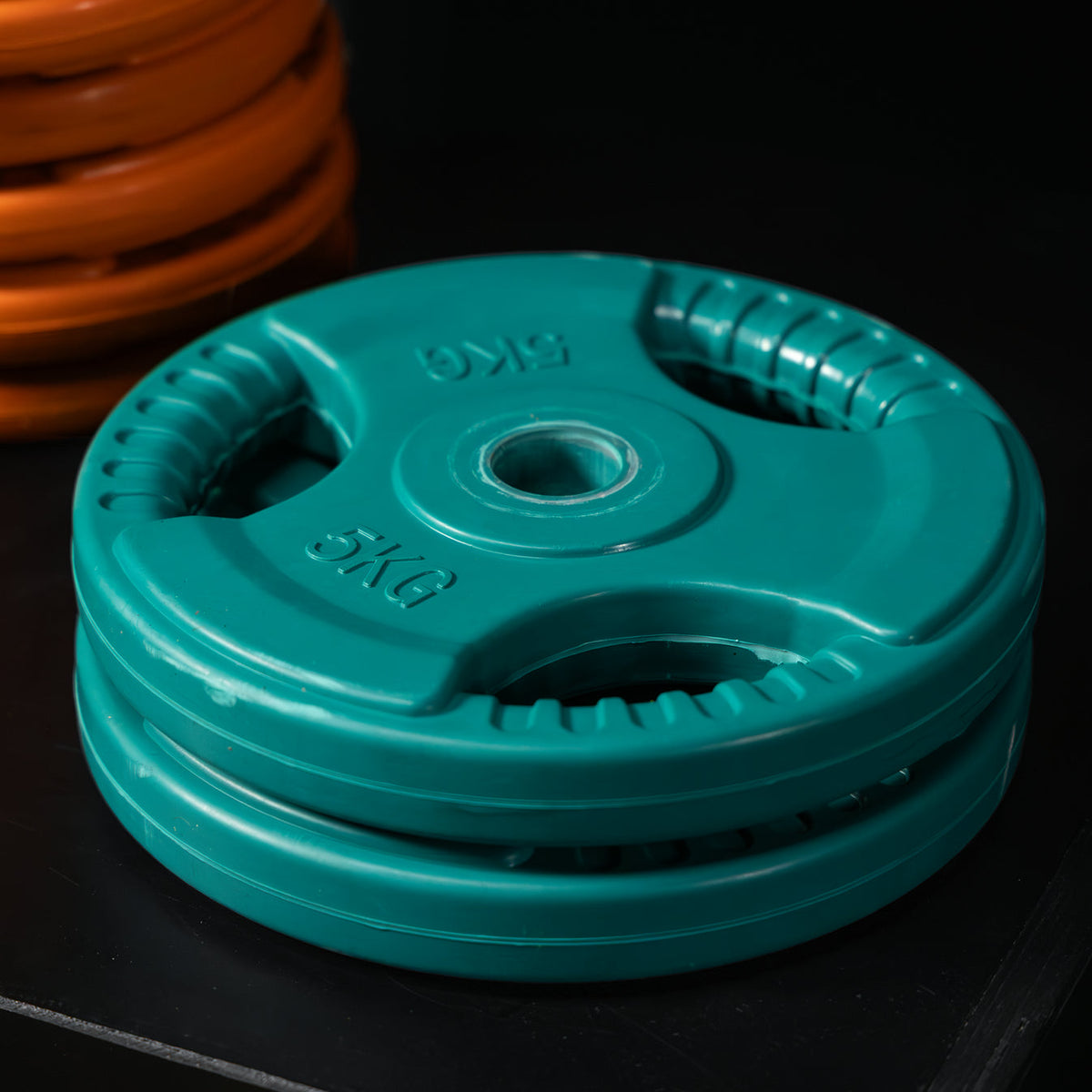 Barbell Set 108 kg Gripper Cast Iron Rubber Coating - Spring Lock 30 mm