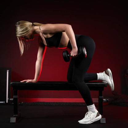 Adjustable Flat Weight Bench White