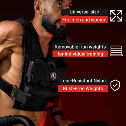 Adjustable weight vest 20 kg Pro