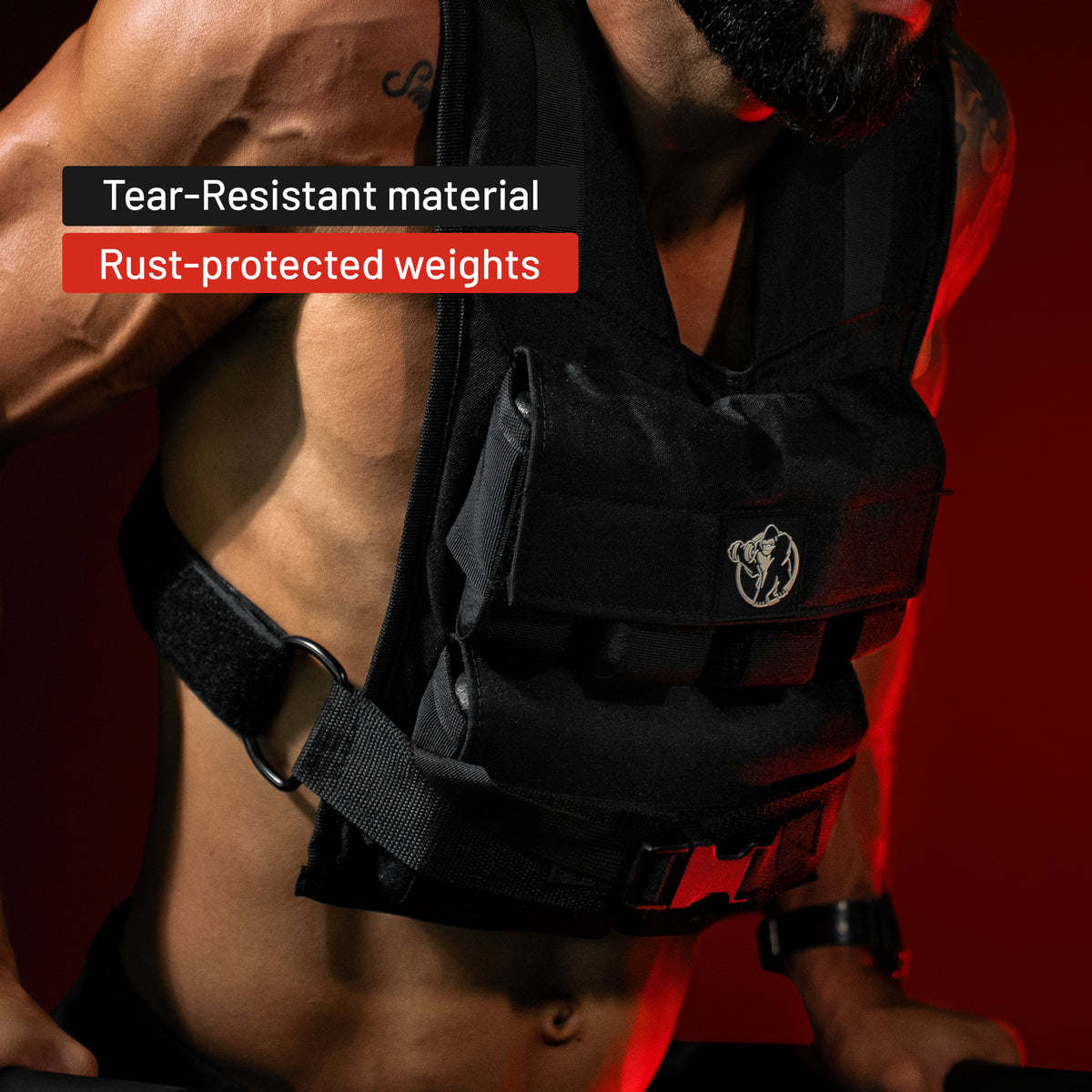 Adjustable weight vest 20 kg Pro