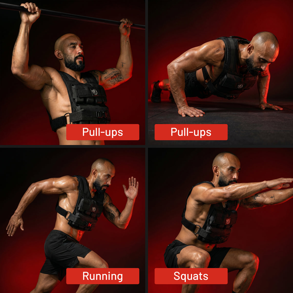 Adjustable weight vest 20 kg Pro