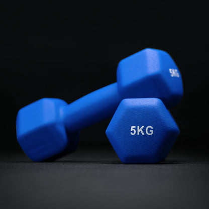 Vinyl dumbbell set 2 x 1 kg