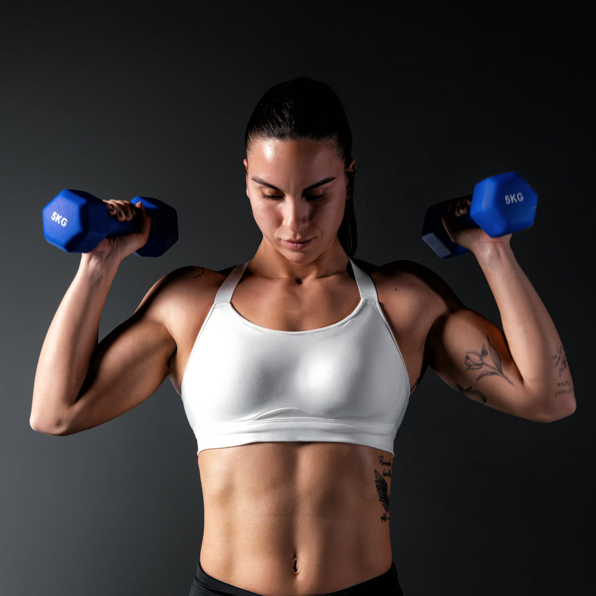 Vinyl dumbbell set 2 x 1 kg