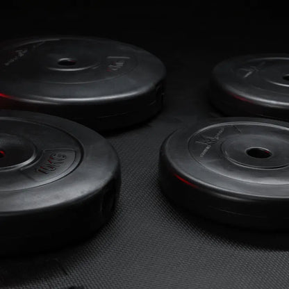 Value pack weight plates 30 kg - 2 x 5 + 2 x 10 kg - 25 mm
