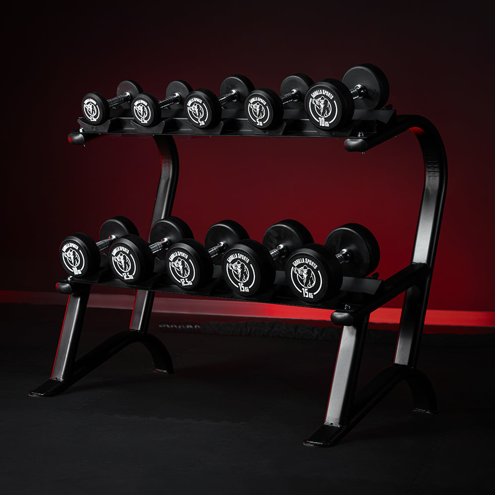 Professional Dumbbell Standard incl. 90 kg Gorilla Sports dumbbell set