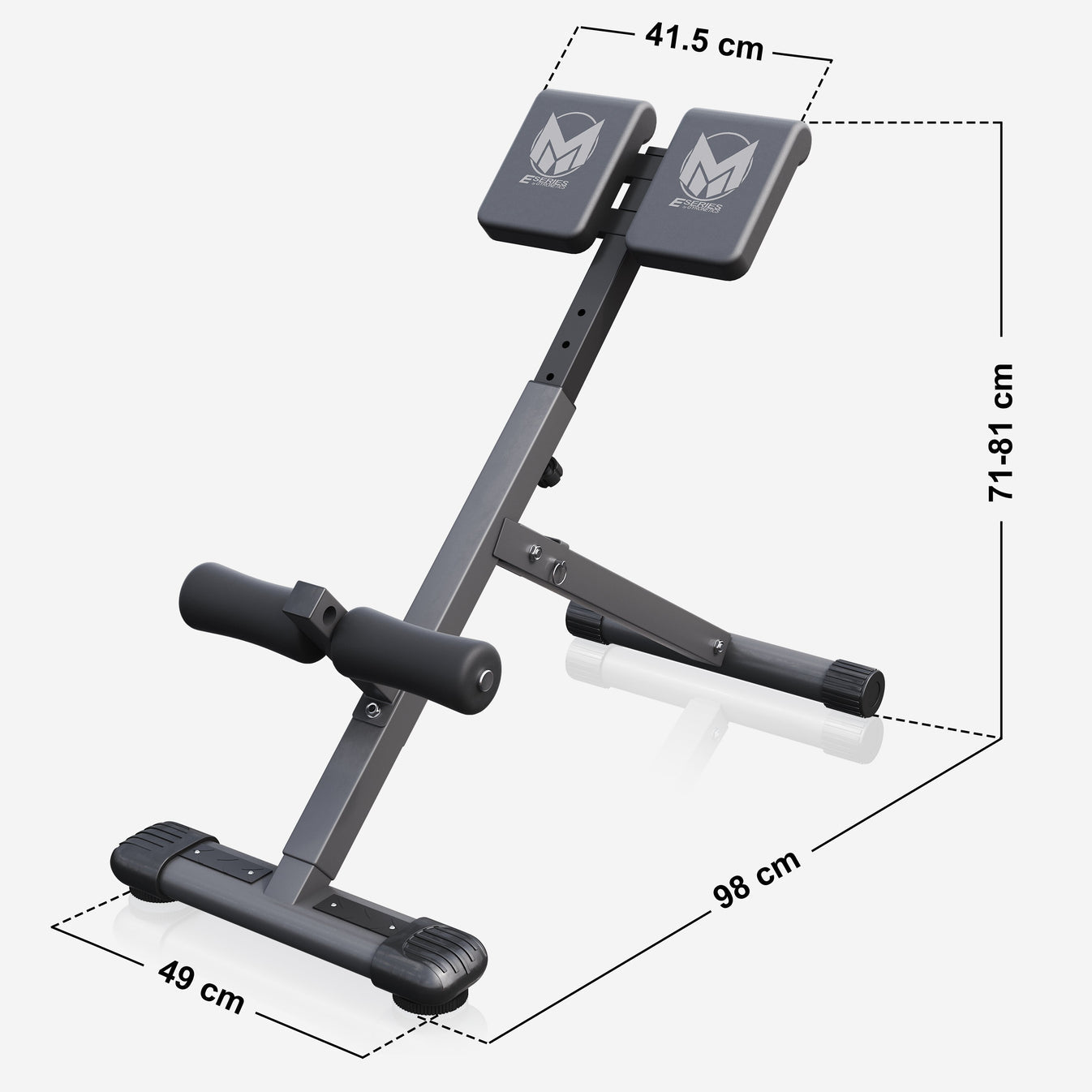 Banc d'hyperextension (pliable)