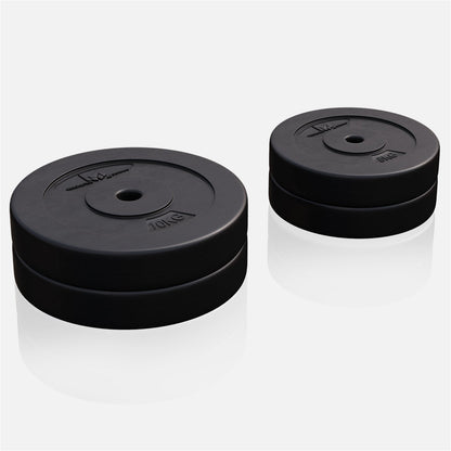 Value pack weight plates 30 kg - 2 x 5 + 2 x 10 kg - 25 mm