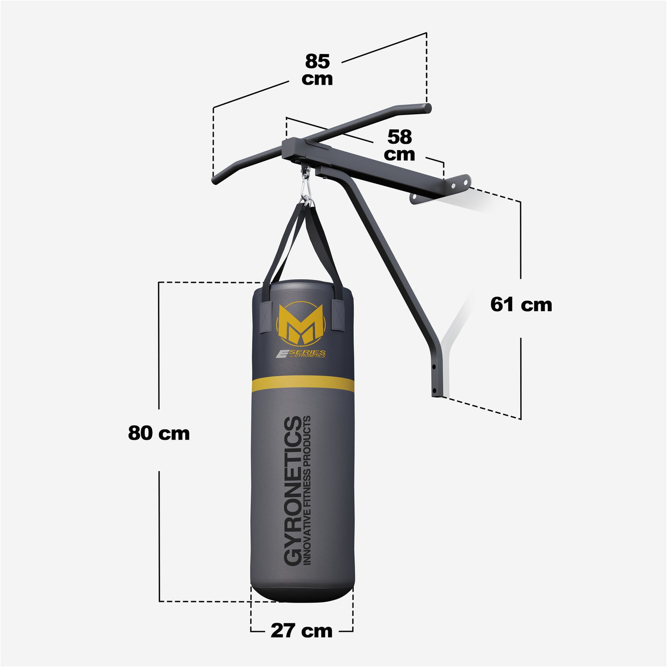 2-in-1 Punching Bag and Pull-up Bar 