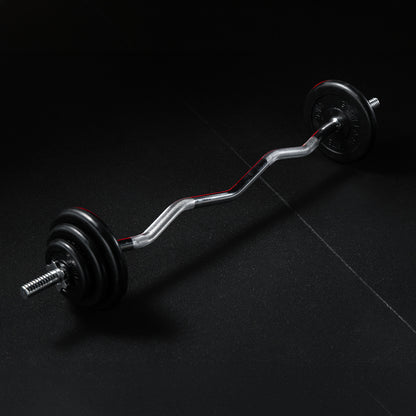 Halterset 108 kg rubber