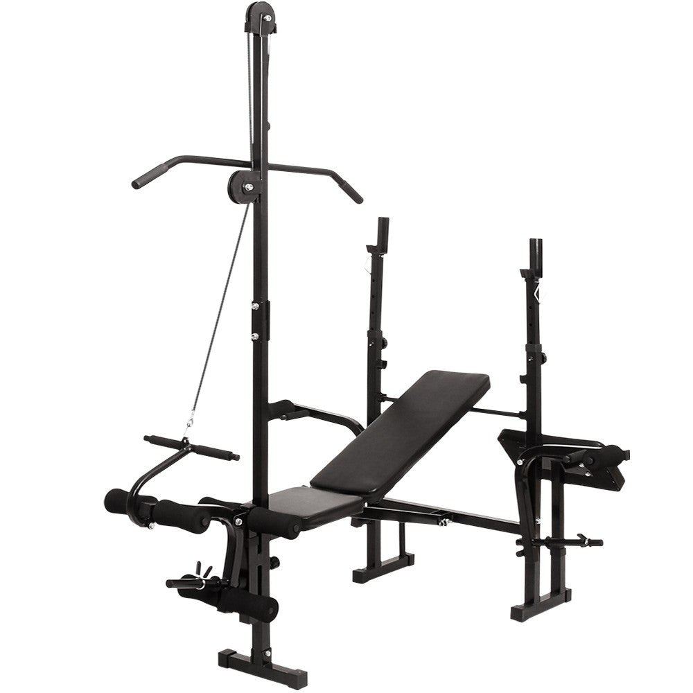 Banc de fitness multifonctionnel Physionics avec poulie dorsale