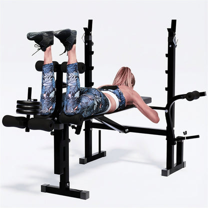 Banc de fitness multifonctionnel Physionics avec poulie dorsale