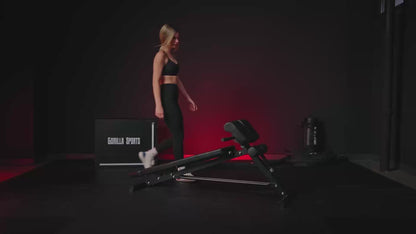 Halterbank met hyperextensie