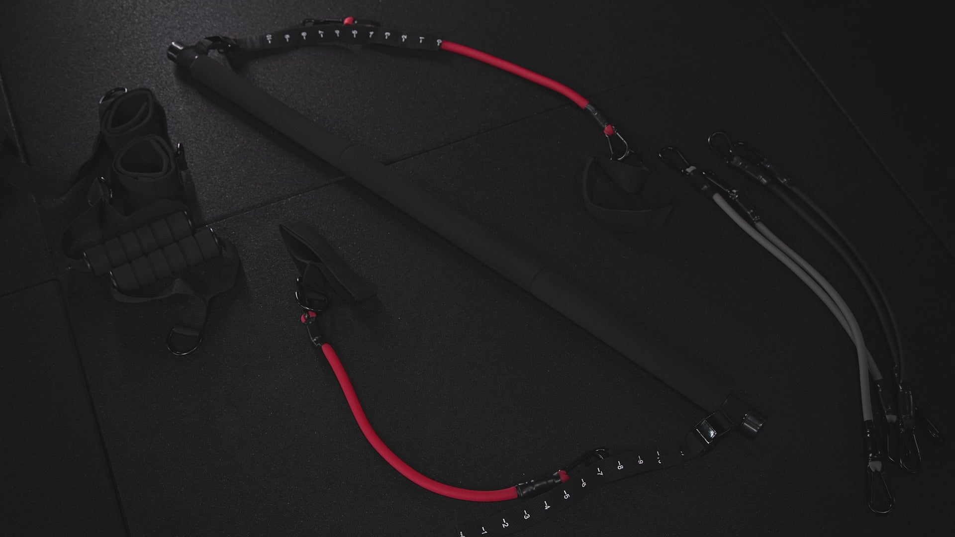 Pilates bar set met weerstandsbanden