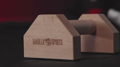 Wooden push-up supports