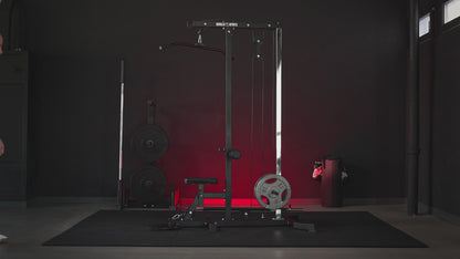 Lat pulley station wit
