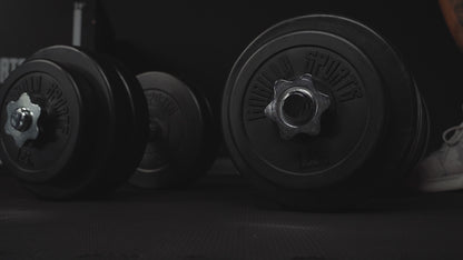 Dumbellset 30 kg kunststof 