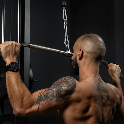 Training grips set of 3 - Lat pull-up bar, curved lat pull-up bar and narrow rowing grip