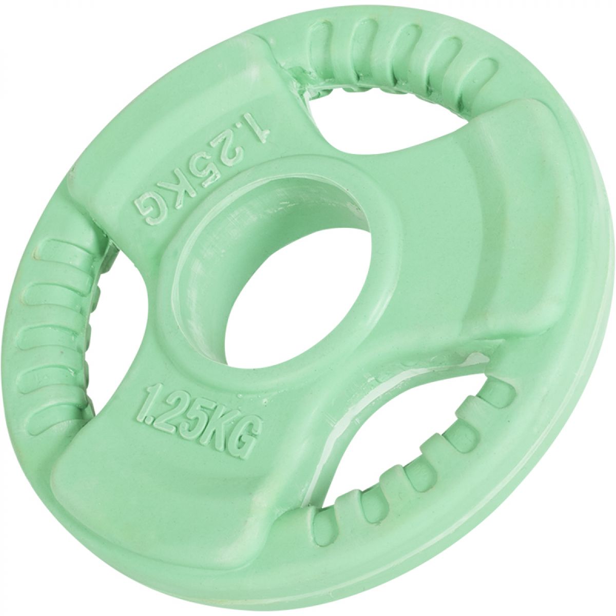 Gorilla Sports Olympische halterschijf 1,25 kg Gripper Gietijzer Rubber Coating - 50/51 mm