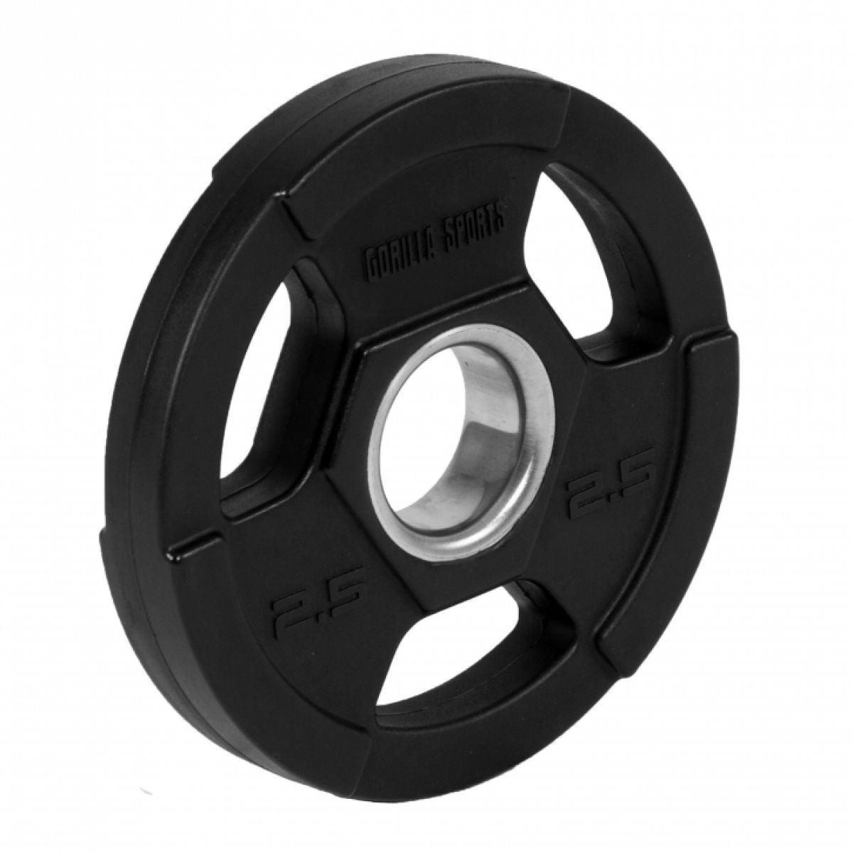 Gorilla Sports Olympische halterschijf 2,5 kg Gripper kunststof professioneel (50/51 mm)