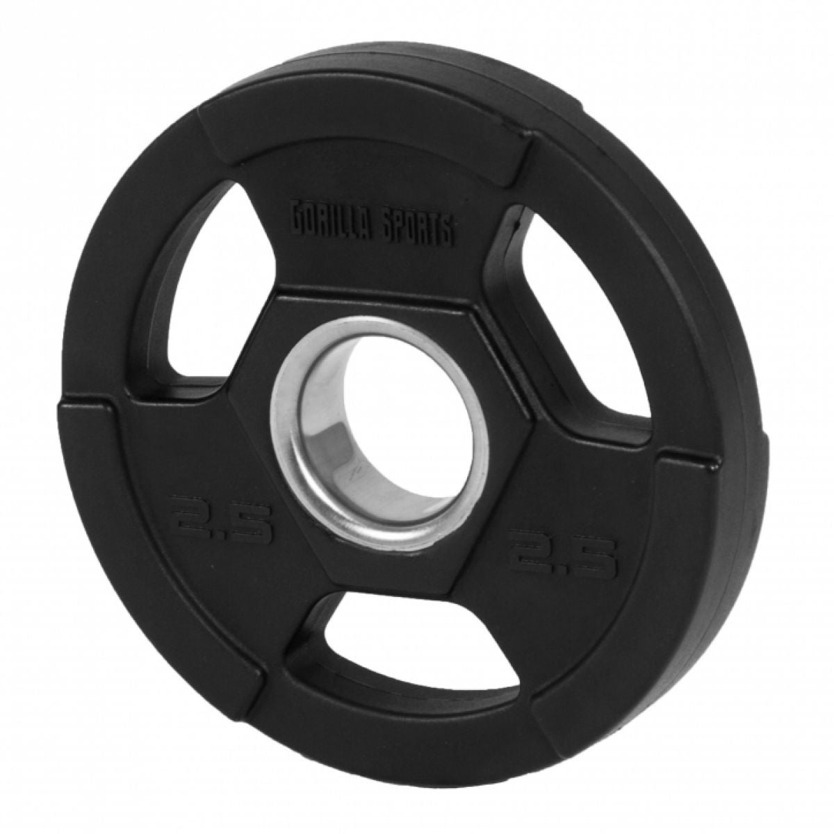 Gorilla Sports Olympische halterschijf 2,5 kg Gripper kunststof professioneel (50/51 mm)