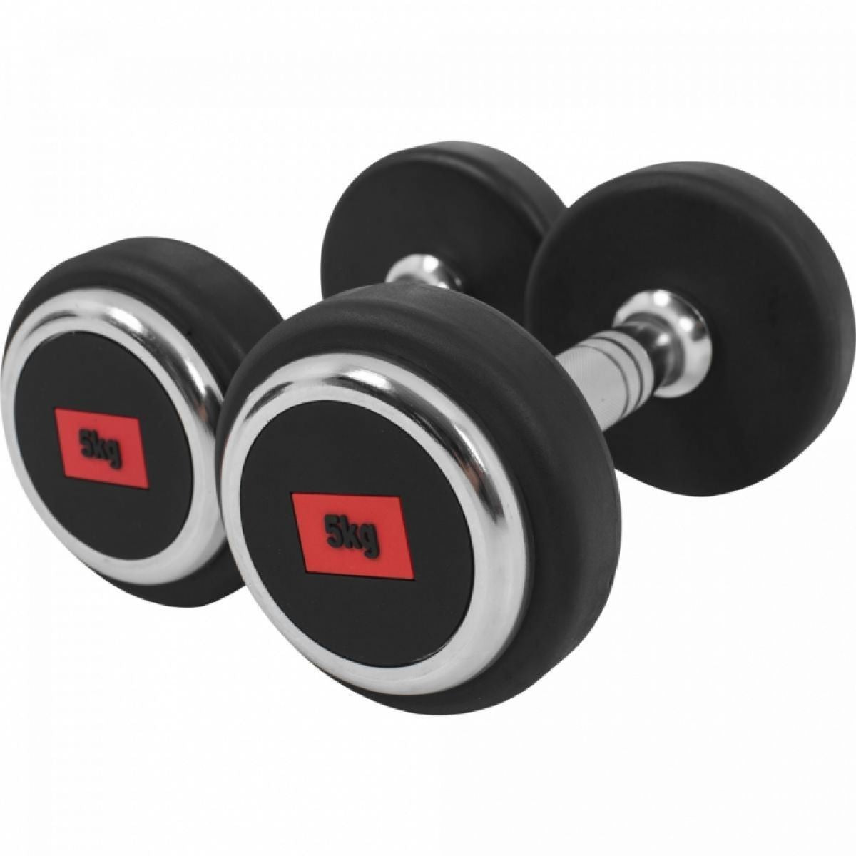 Gorilla Sports Professionele dumbellset 10 kg - 2 x 5 kg