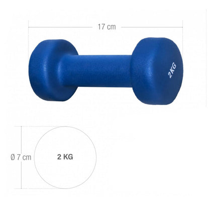 Vinyl Halterset 4 kg (2 x 2 kg) Gorilla Sports