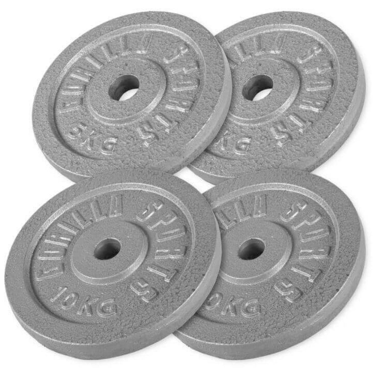 Voordeelbundel 30 kg (2 x 10 kg en 2 x 5 kg) Halterschijven Gietijzer - 30 mm Gorilla Sports
