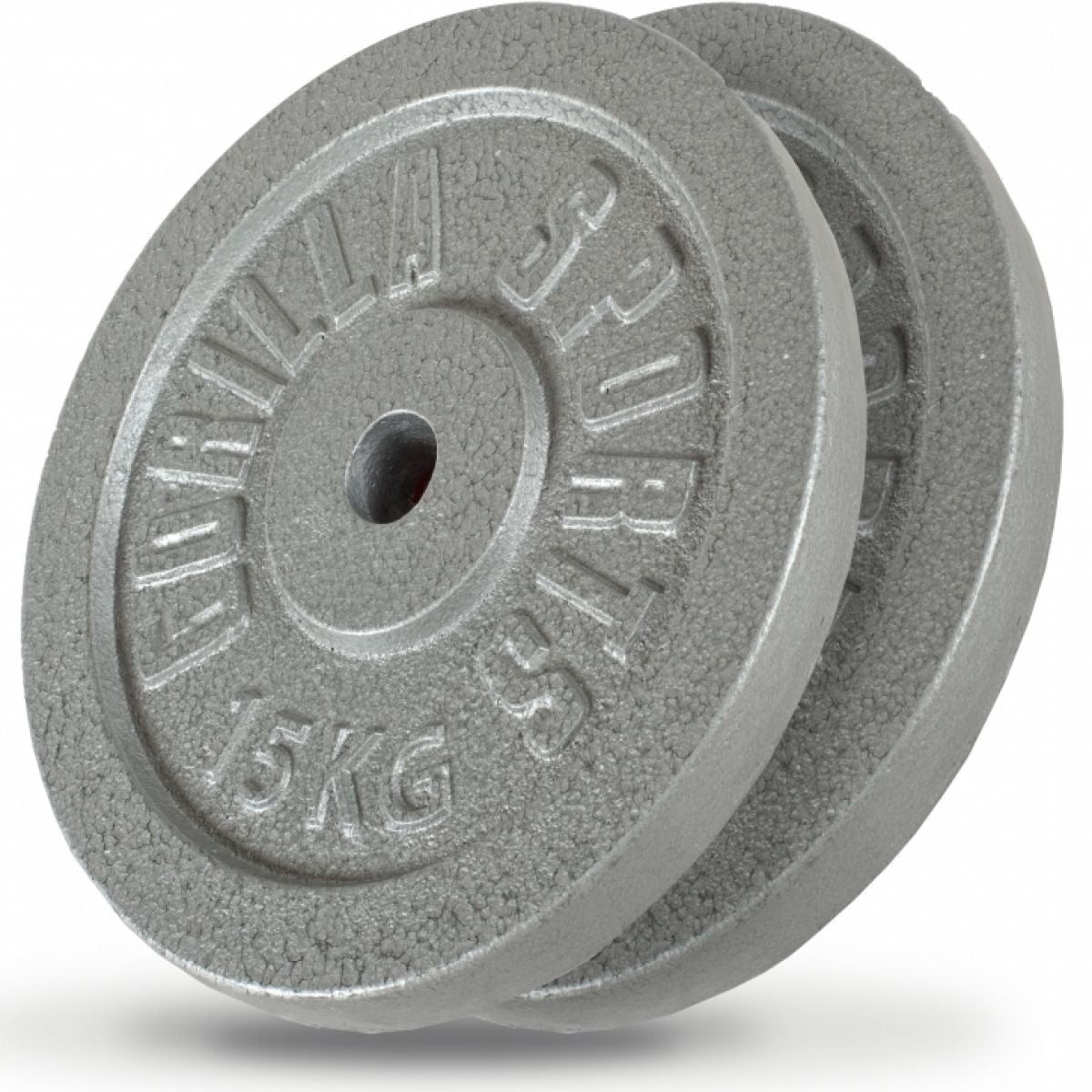 Voordeelbundel Halterschijven Gietijzer 2 x 15 kg Gorilla Sports