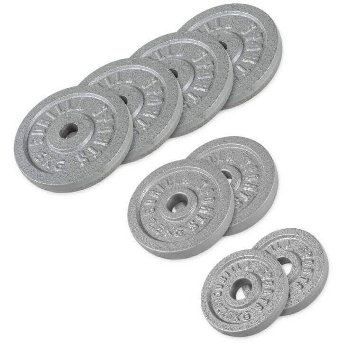 Voordeelbundel Halterschijven Gietijzer 27,5 kg Gorilla Sports