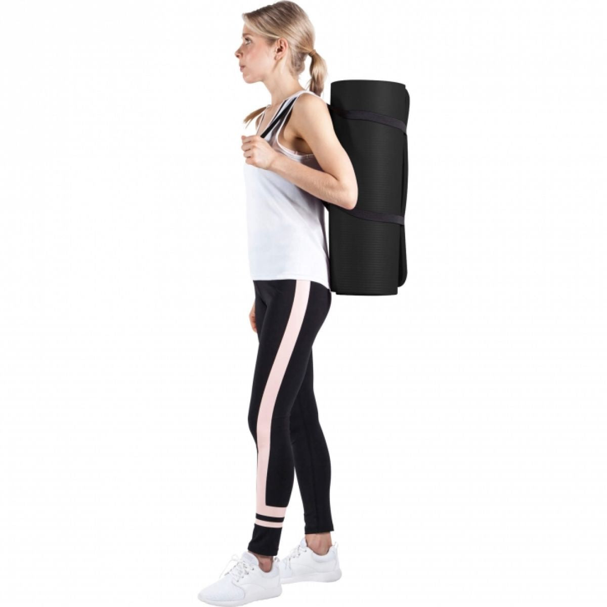 Yogamat Deluxe 190 x 60 x 1,5 cm Zwart Gorilla Sports