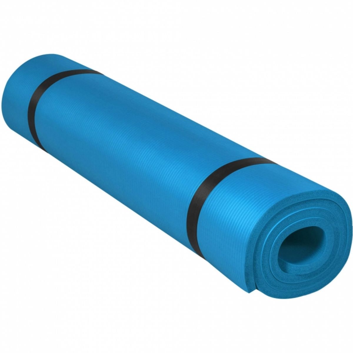 Blauw - Yogamat Deluxe 190 x 60 x 1,5 cm
