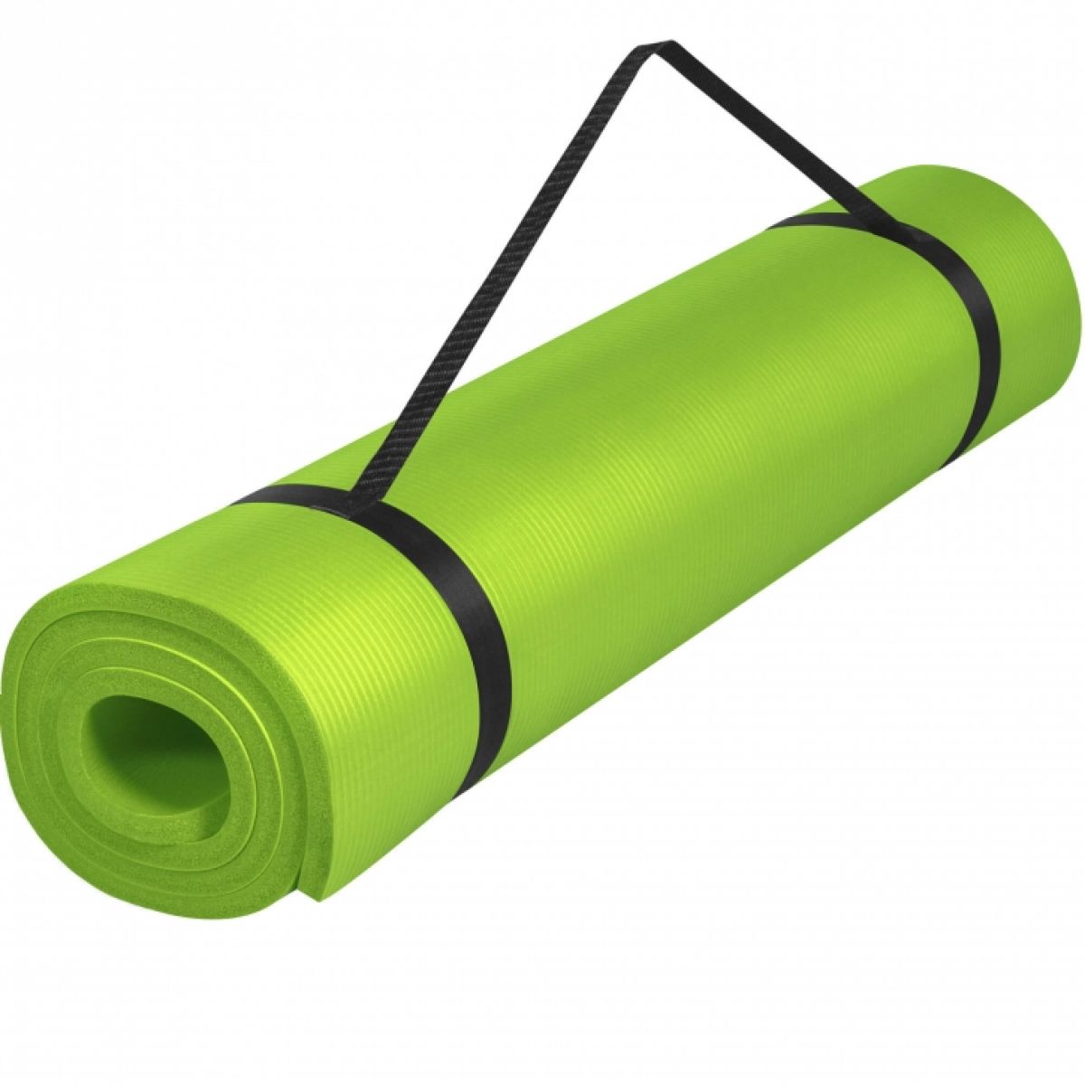 Lime groen - Yogamat Deluxe 190 x 100 x 1,5 cm